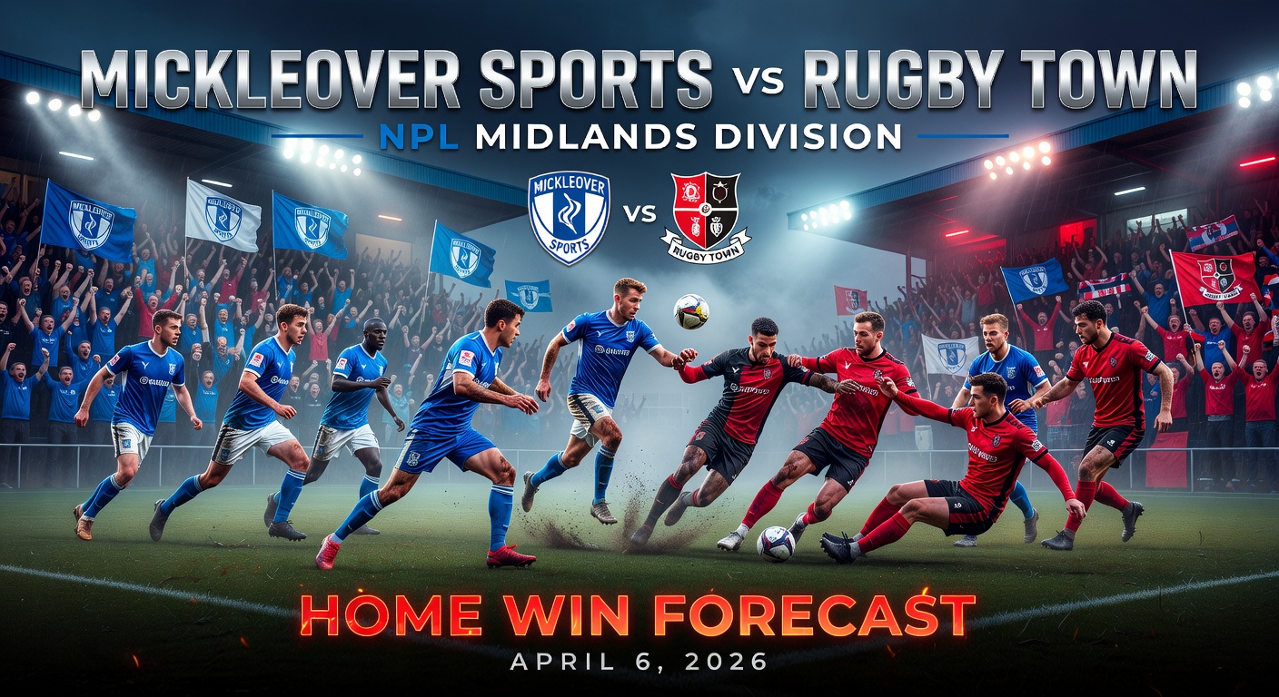 Mickleover Sports vs Rugby Town Pronóstico / Prediction