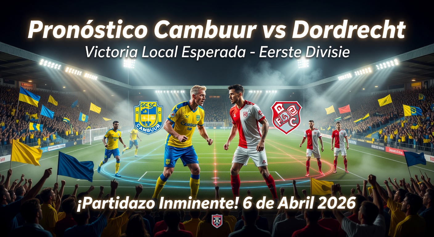 Cambuur vs Dordrecht Pronóstico / Prediction
