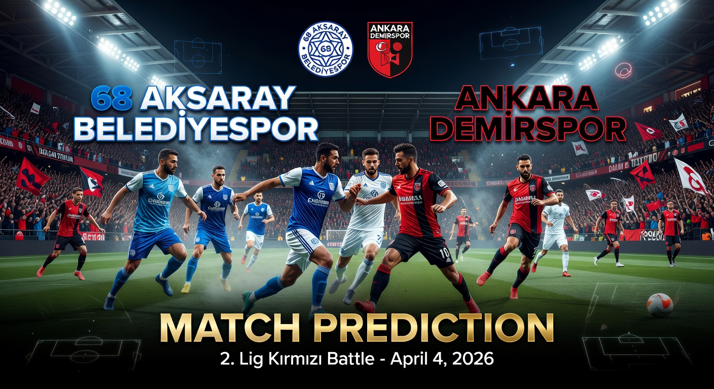 68 Aksaray Belediyespor vs Ankara Demirspor Pronóstico / Prediction