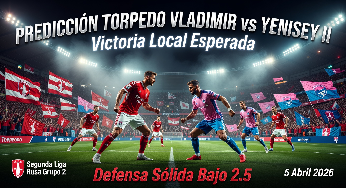 Torpedo Vladimir vs Yenisey II Pronóstico / Prediction