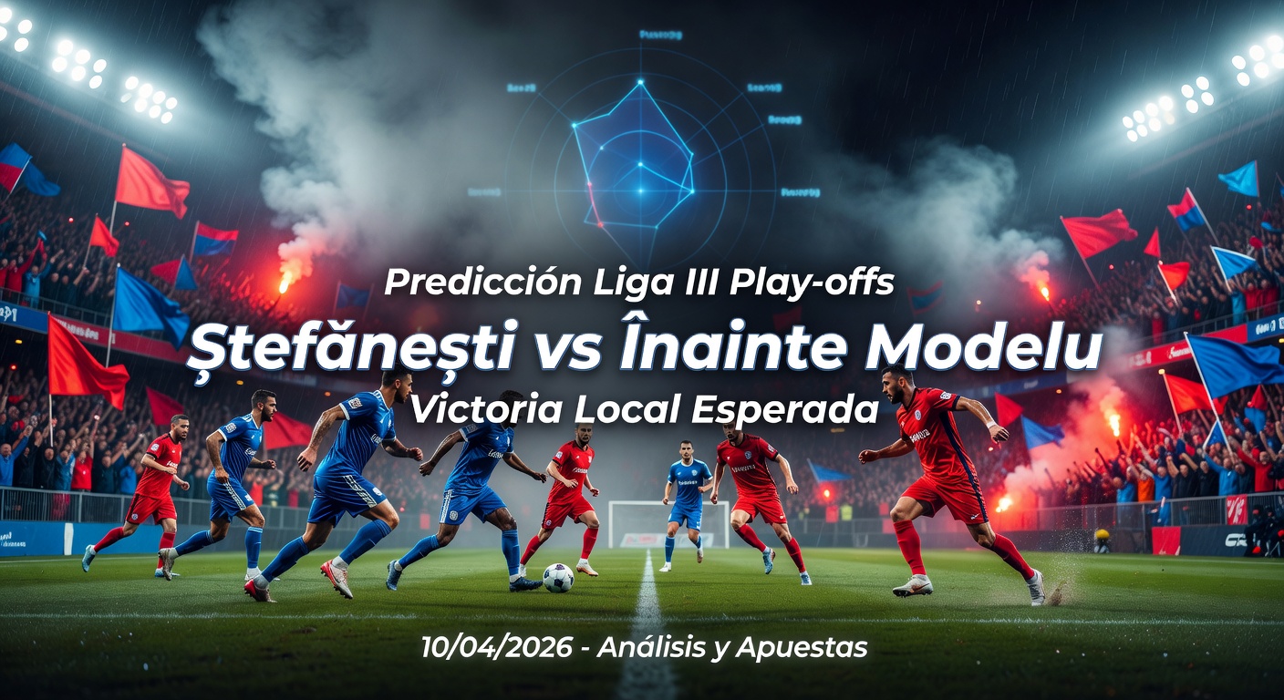 Ştefăneşti vs Înainte Modelu Pronóstico / Prediction