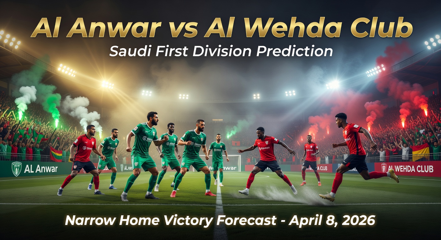 Al Anwar vs Al Wehda Club Pronóstico / Prediction