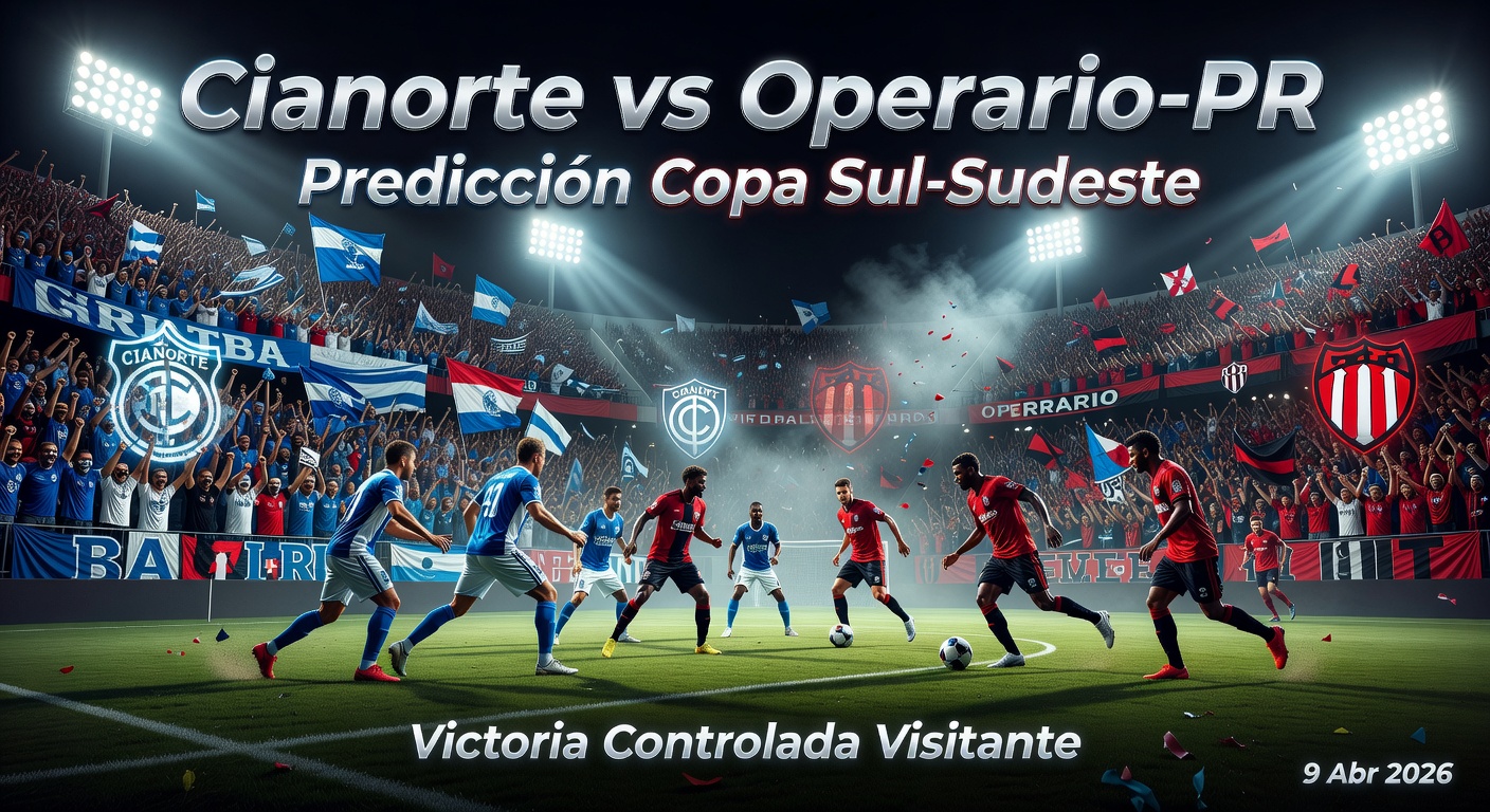Cianorte vs Operario-PR Pronóstico / Prediction