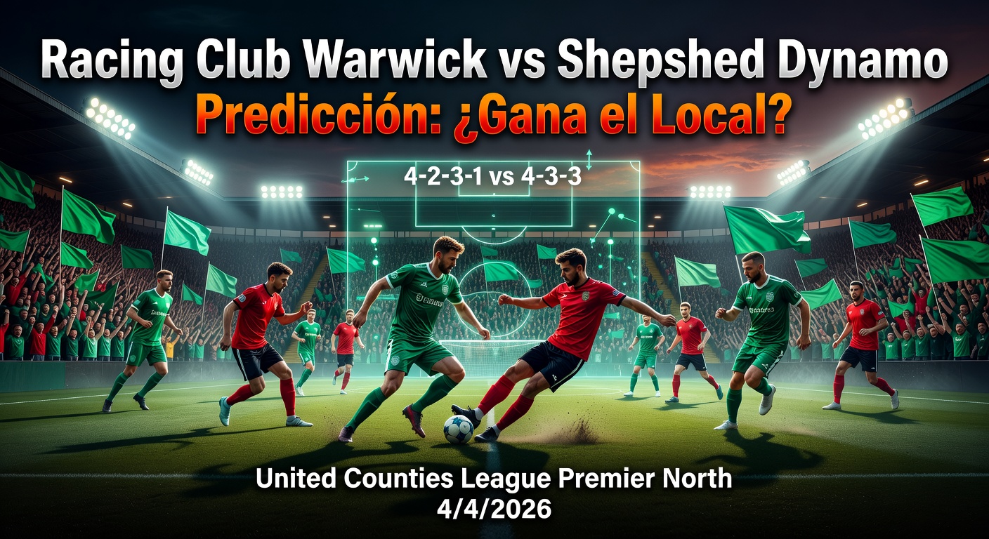Racing Club Warwick vs Shepshed Dynamo Pronóstico / Prediction