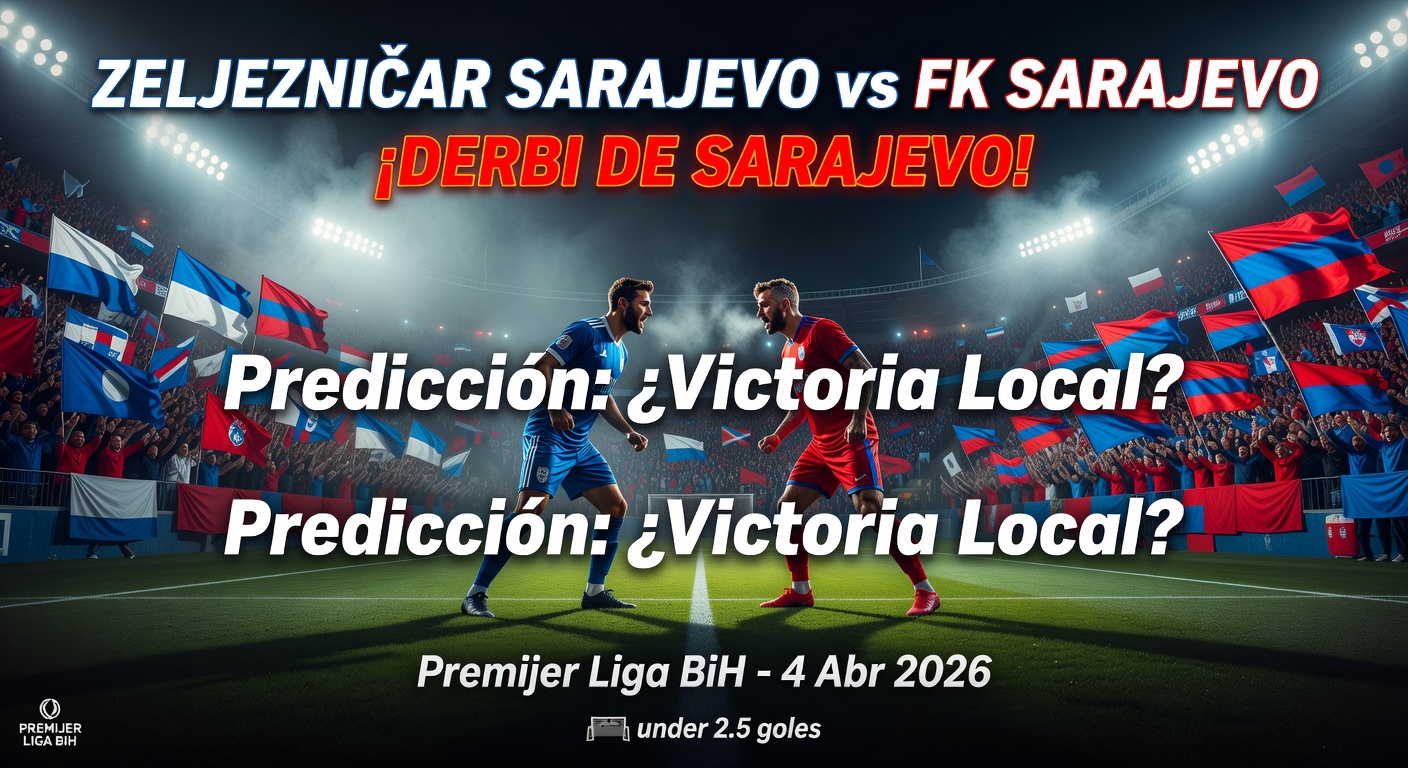 Zeljeznicar Sarajevo vs FK Sarajevo Pronóstico / Prediction