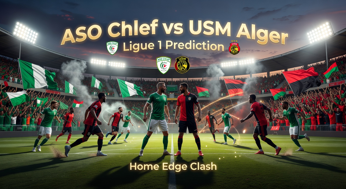 ASO Chlef vs USM Alger Pronóstico / Prediction