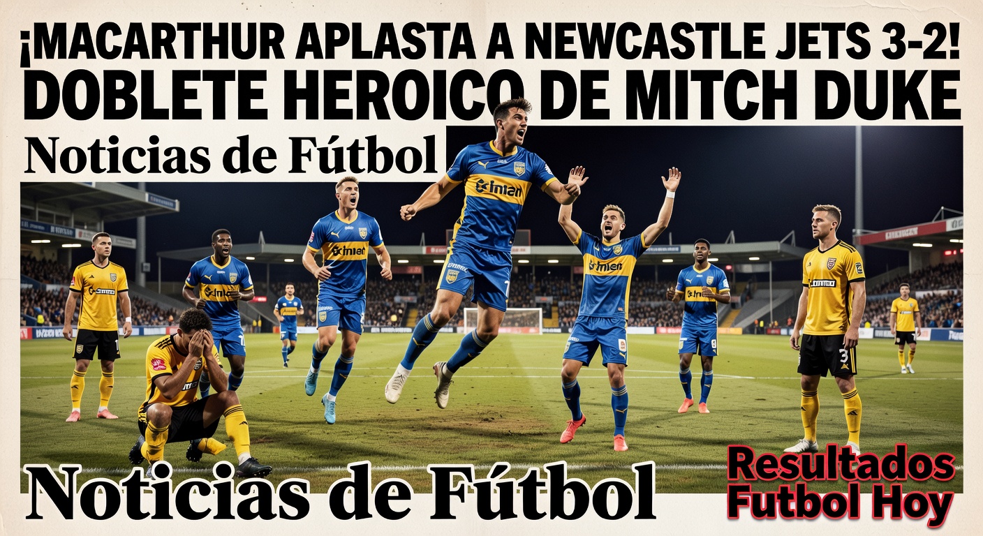 Macarthur defeat Newcastle Jets 3-2 in A-League Men (BBC Sport)