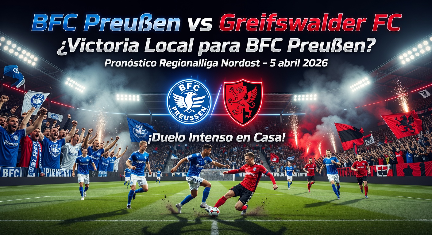 BFC Preussen vs Greifswalder FC Pronóstico / Prediction
