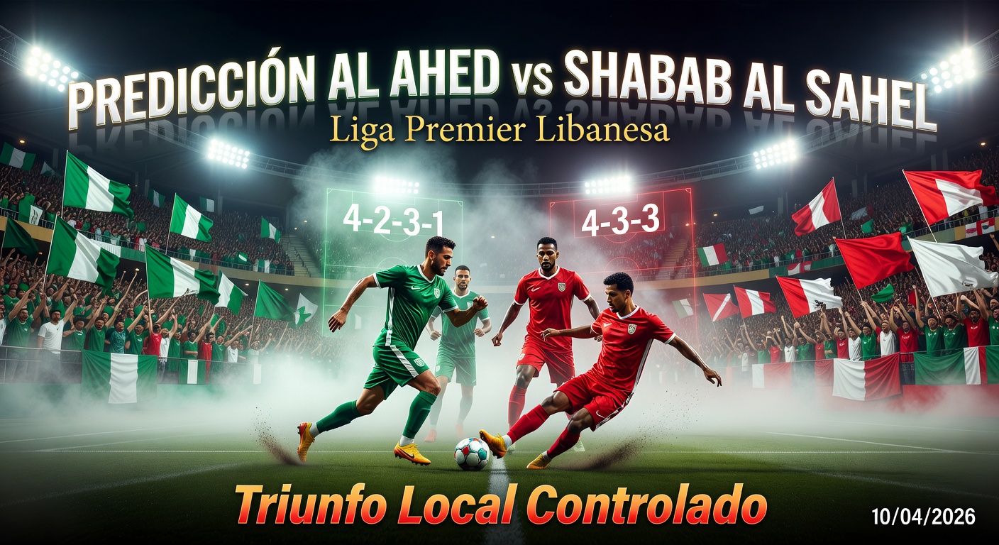 Al Ahed vs Shabab Al Sahel Pronóstico / Prediction