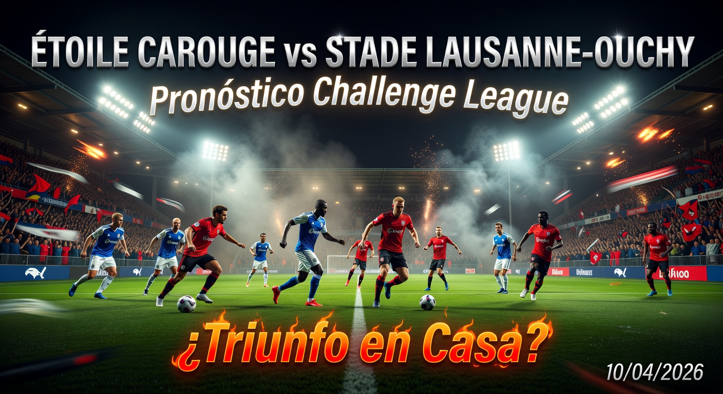 Étoile Carouge vs Stade Lausanne-Ouchy Pronóstico / Prediction