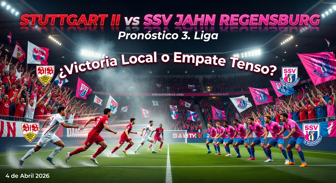 Stuttgart II vs SSV Jahn Regensburg Pronóstico / Prediction