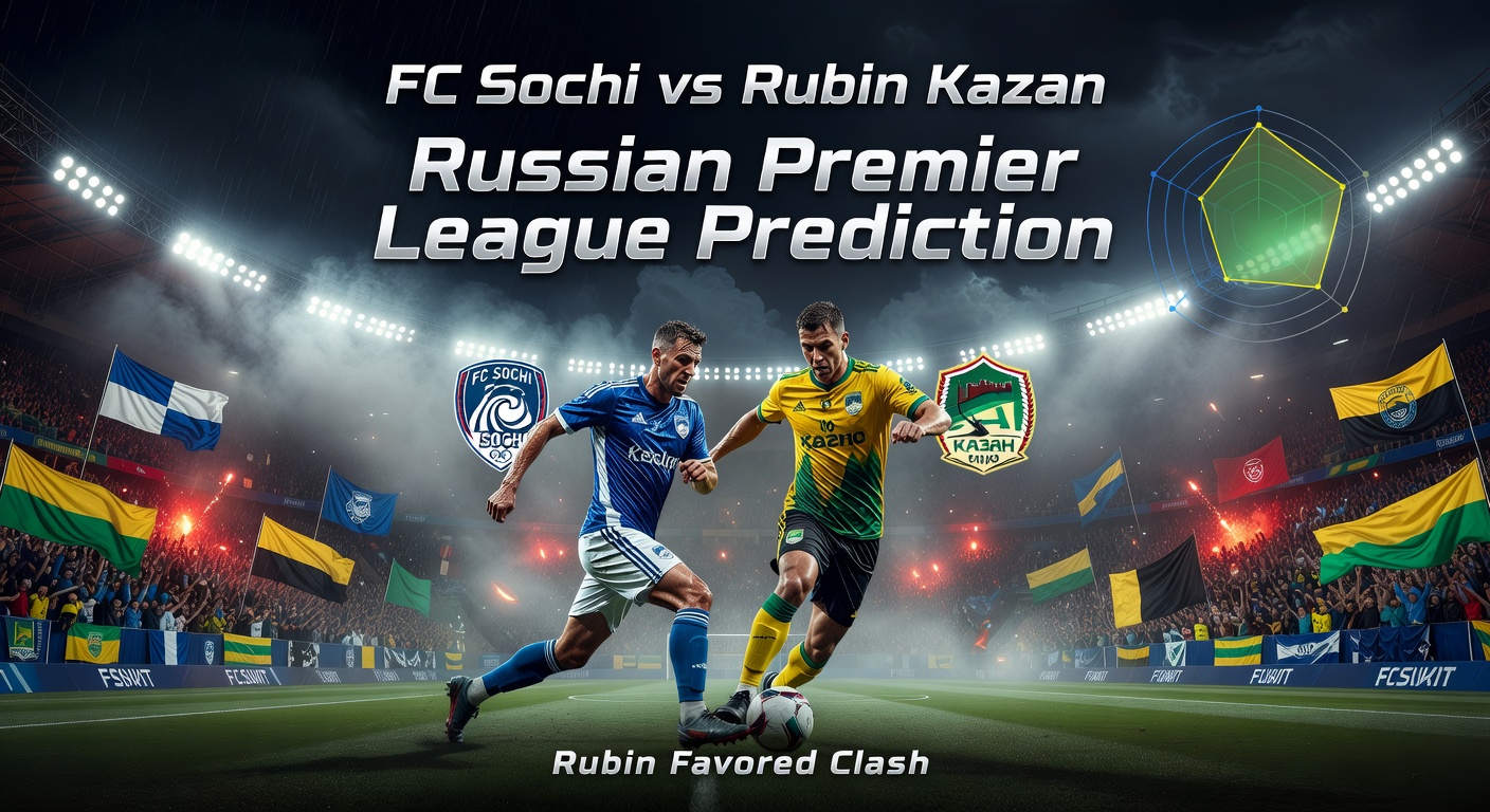 FC Sochi vs Rubin Pronóstico / Prediction