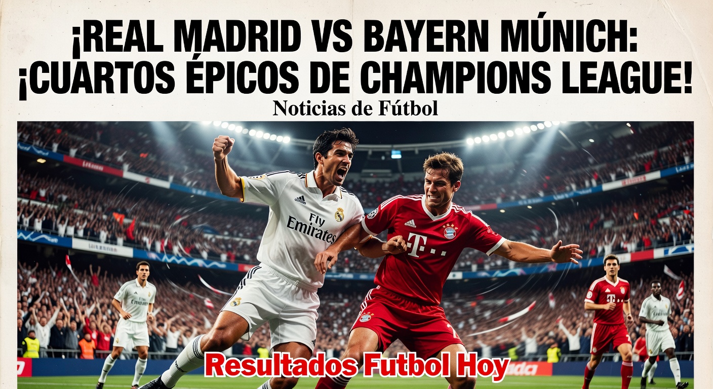 Champions League QF: Real Madrid vs Bayern Munich underway at Bernabeu