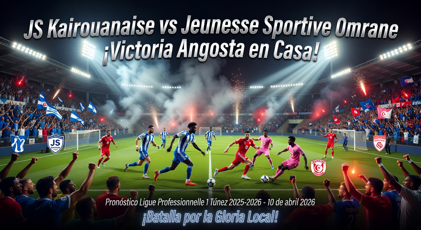 JS Kairouanaise vs Jeunesse Sportive Omrane Pronóstico / Prediction