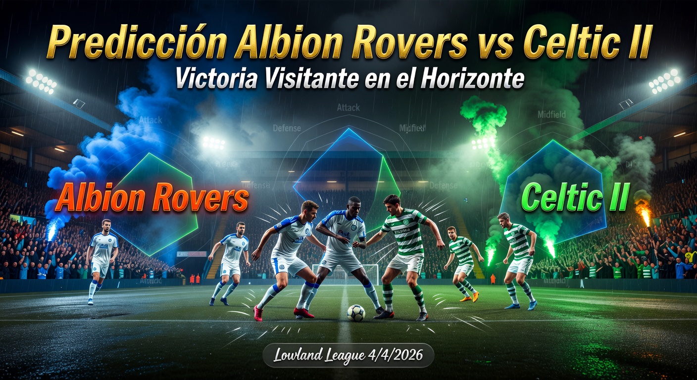 Albion Rovers vs Celtic II Pronóstico / Prediction