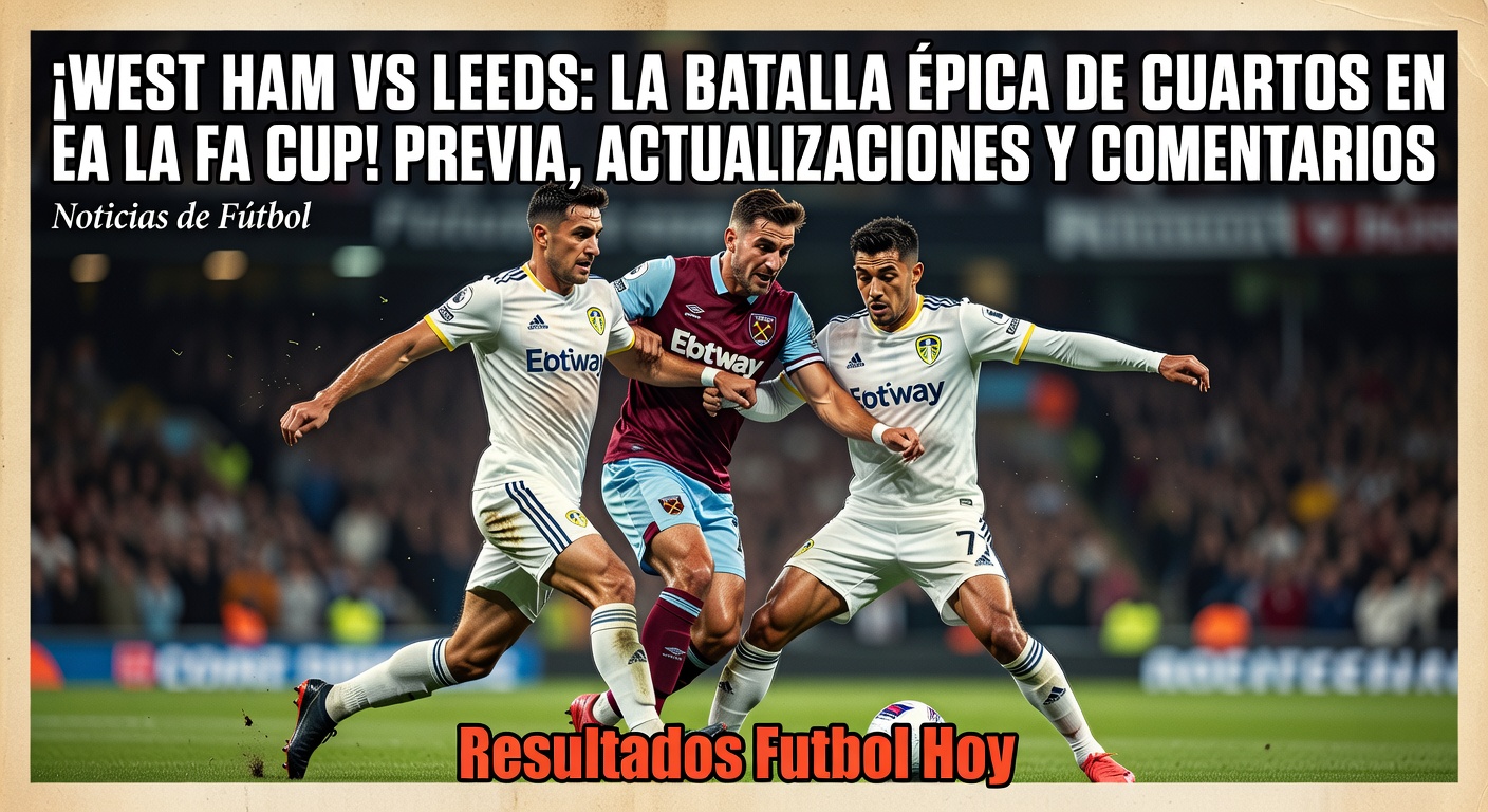 West Ham United vs Leeds United FA Cup quarter-final upcoming