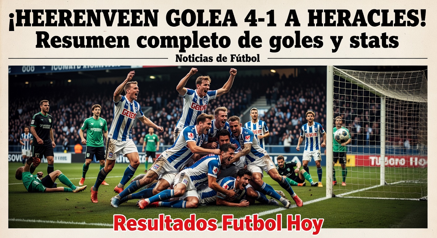 Heerenveen rout Heracles Almelo 4-1 in Eredivisie