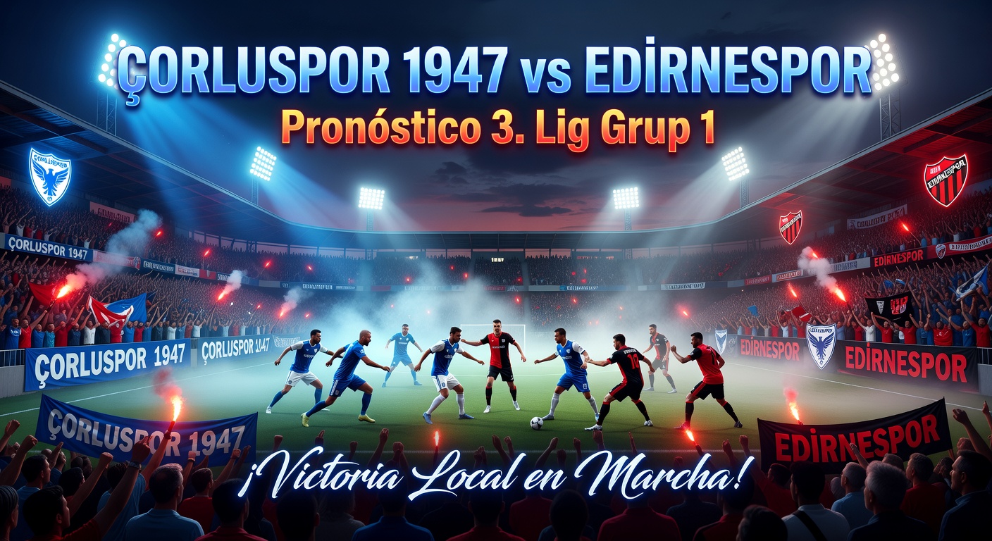 Çorluspor 1947 vs Edirnespor Pronóstico / Prediction