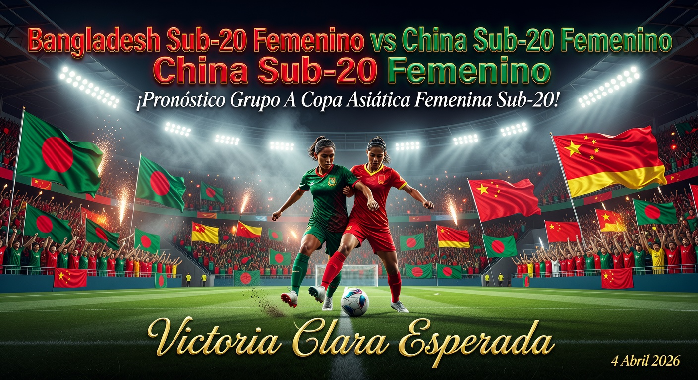 Bangladesh U20 W vs China PR U20 W Pronóstico / Prediction
