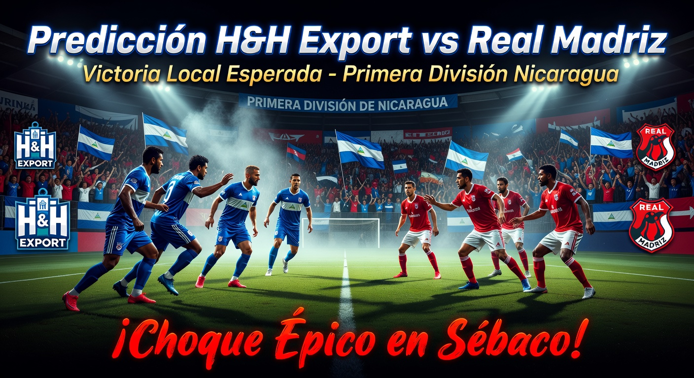 H&H Export vs Real Madriz Pronóstico / Prediction