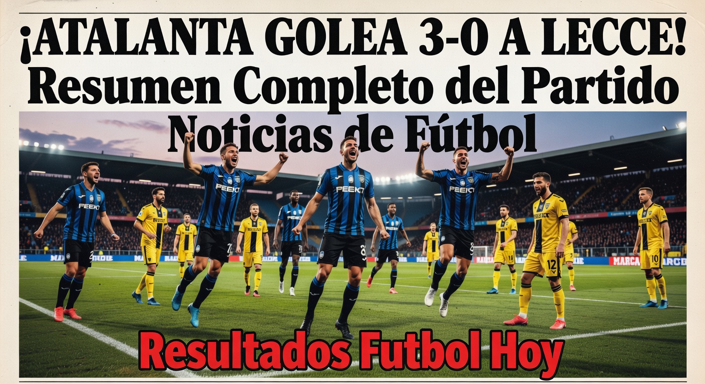 Atalanta 3-0 Lecce: Atalanta cruise to comfortable victory in Serie A