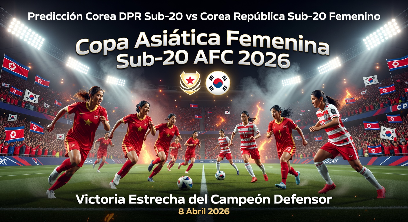 Korea DPR U20 vs Korea Republic U20 W Pronóstico / Prediction