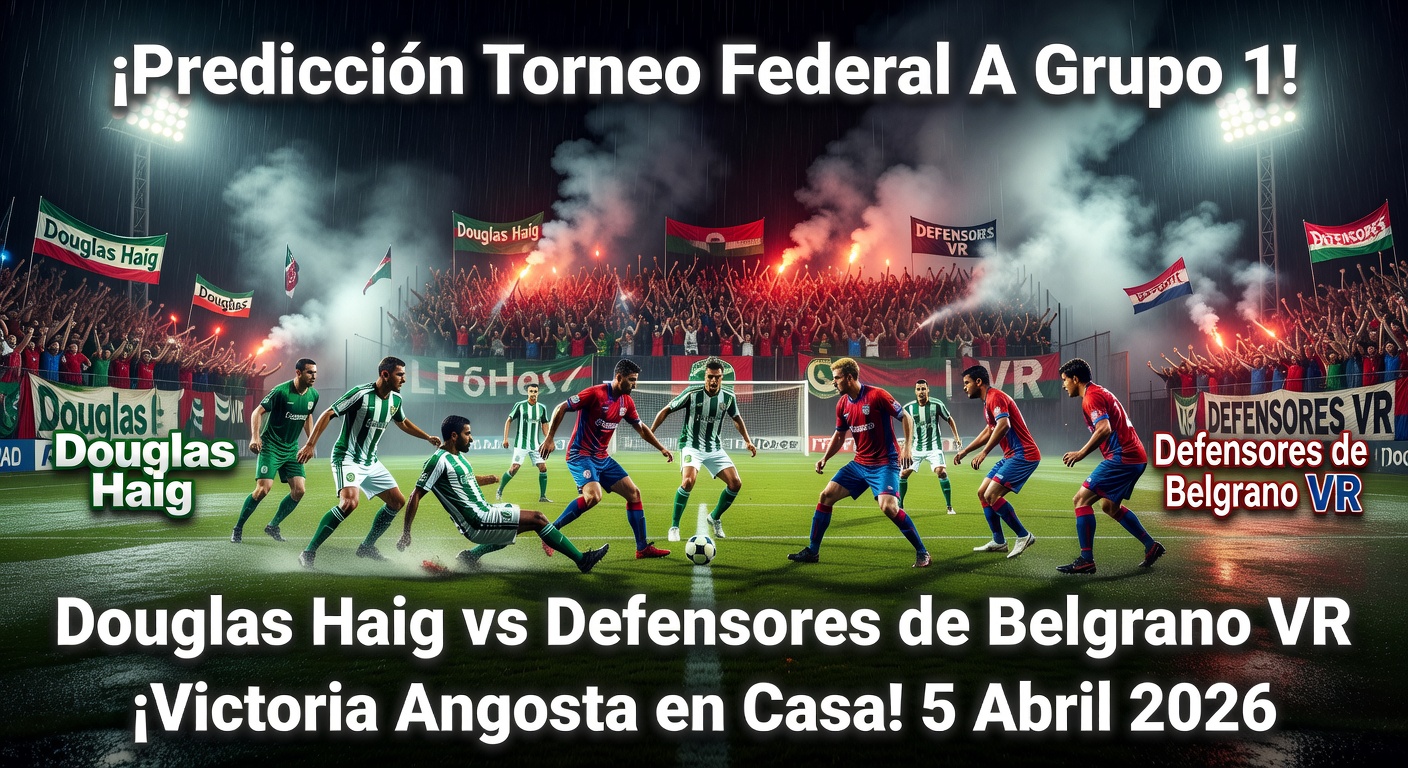 Douglas Haig vs Defensores de Belgrano VR Pronóstico / Prediction