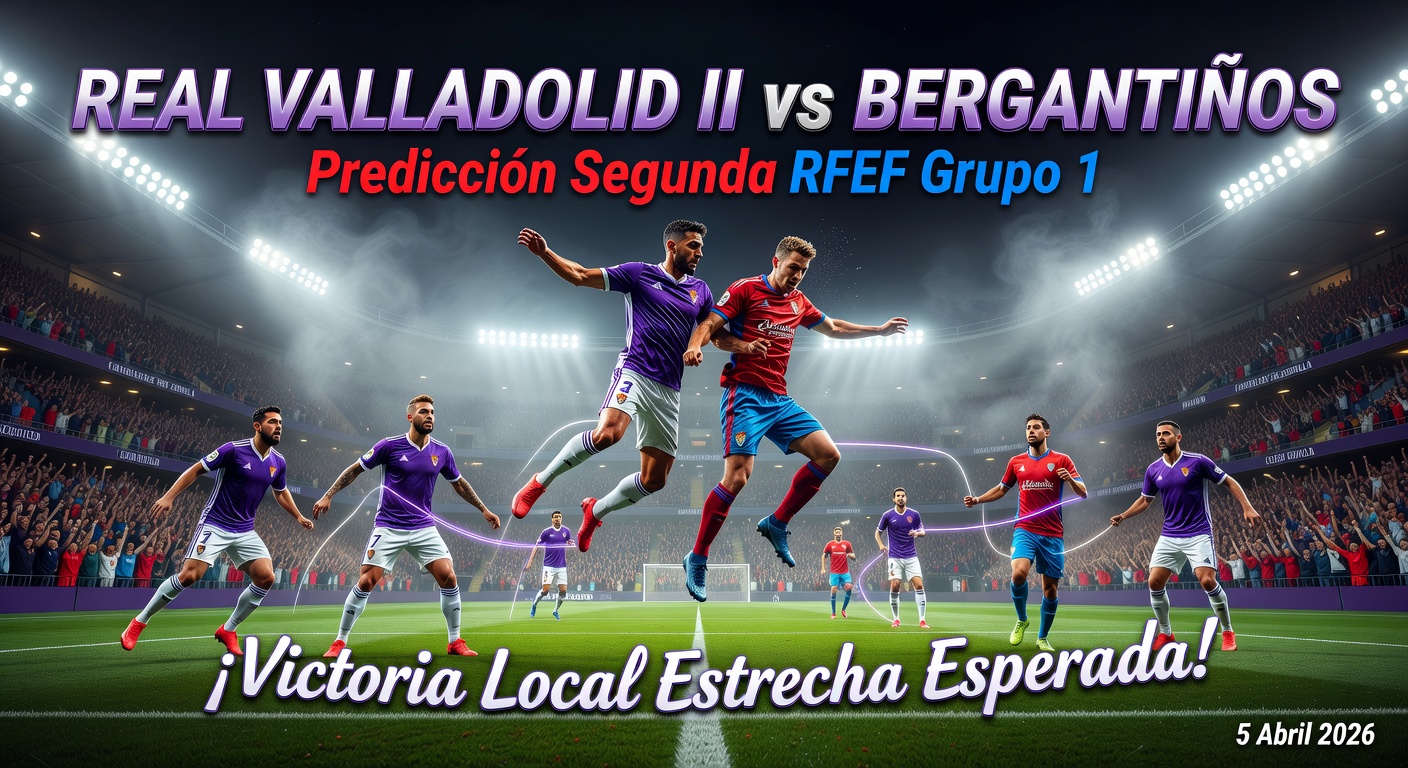 Real Valladolid II vs Bergantiños Pronóstico / Prediction