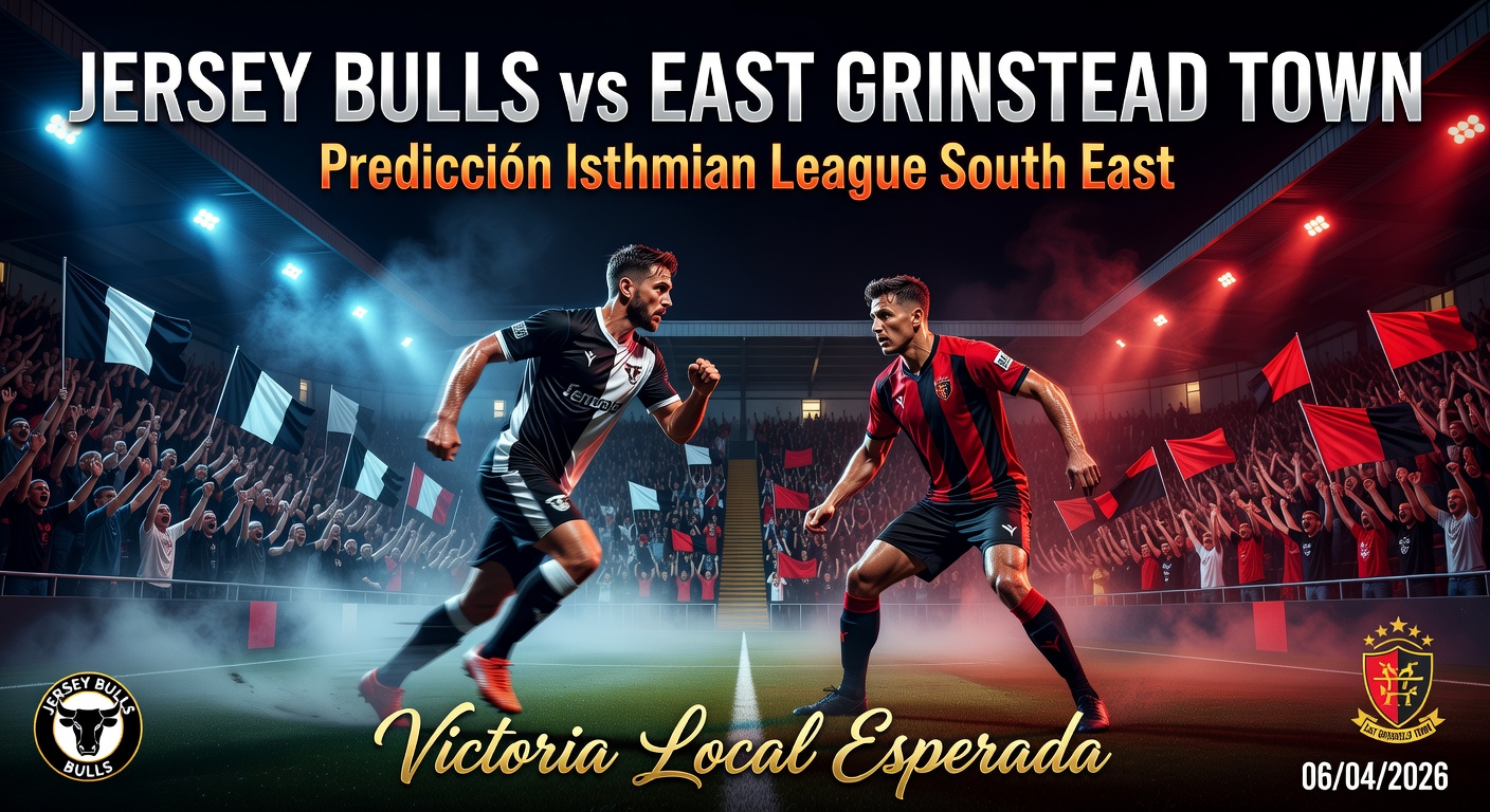 Jersey Bulls vs East Grinstead Town Pronóstico / Prediction