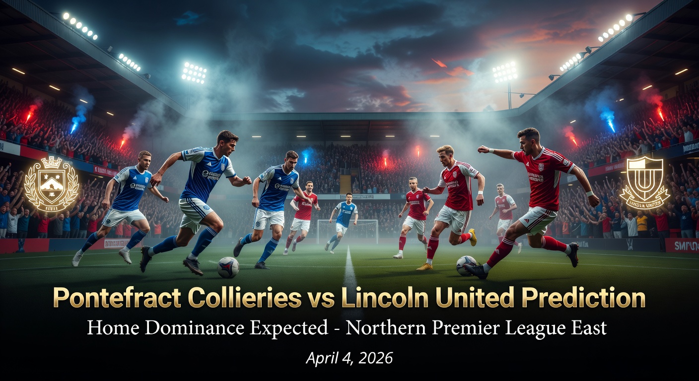 Pontefract Collieries vs Lincoln United Pronóstico / Prediction