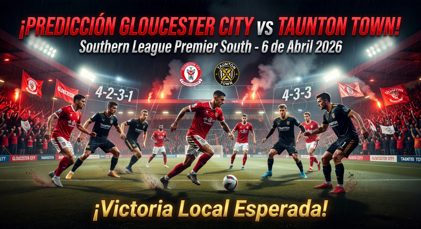 Gloucester City vs Taunton Town Pronóstico / Prediction