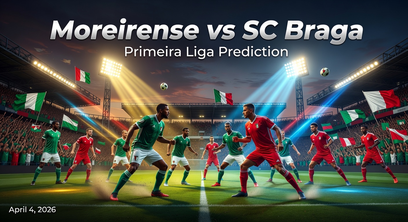 Moreirense vs SC Braga Pronóstico / Prediction