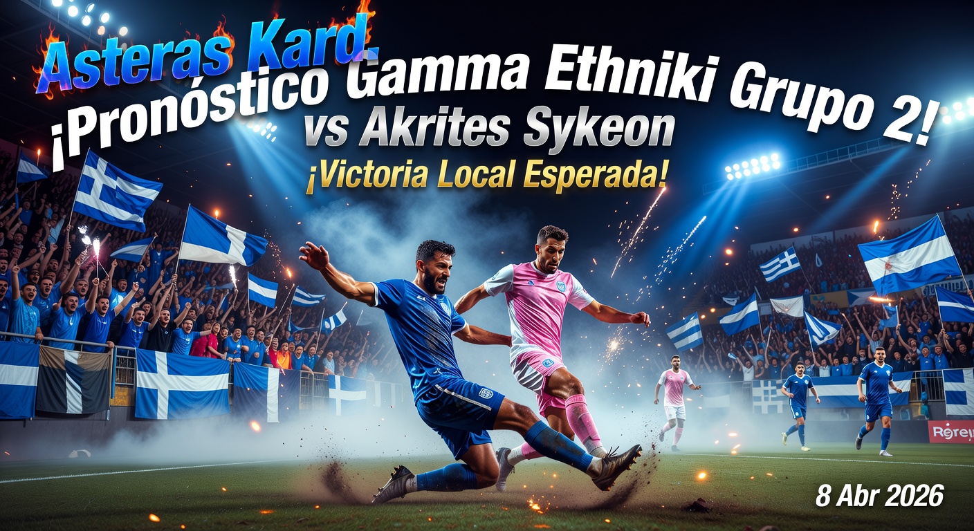 Asteras Kard. vs Akrites Sykeon Pronóstico / Prediction