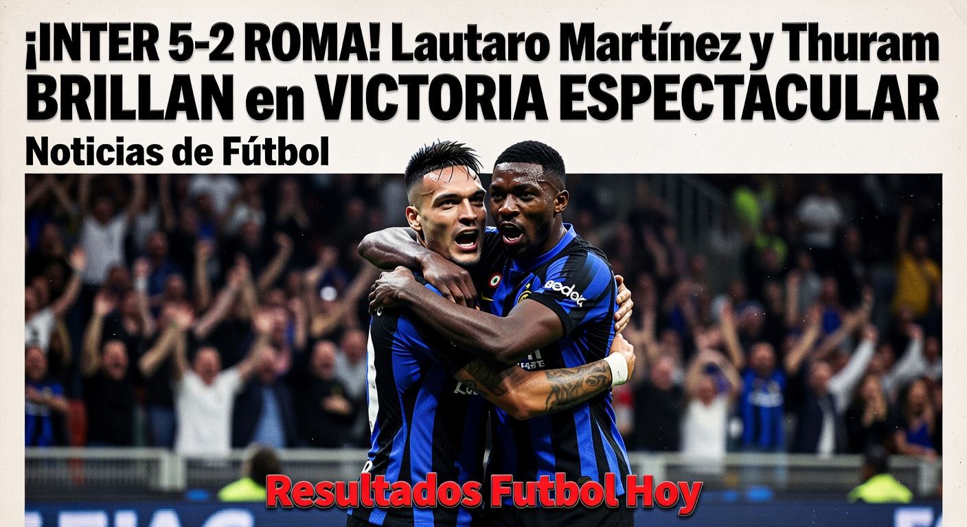 Inter Milan 5-2 Roma: Lautaro and Thuram star