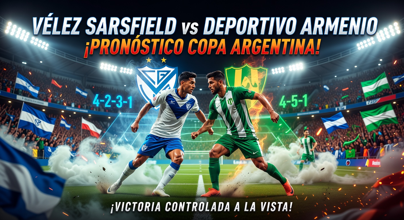Velez Sarsfield vs Deportivo Armenio Pronóstico / Prediction