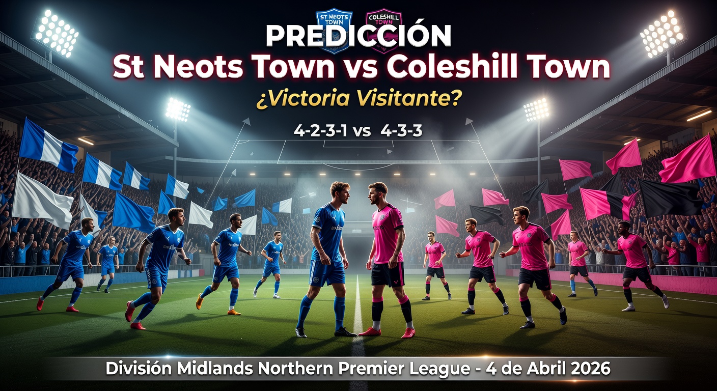 St Neots Town vs Coleshill Town Pronóstico / Prediction