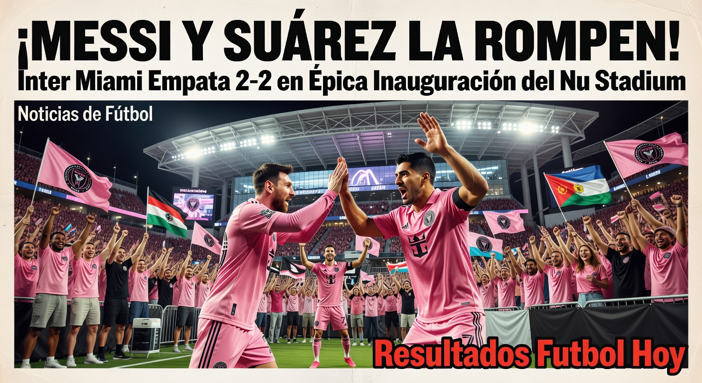 Messi Scores in Inter Miami's New Stadium but Draw with Austin FC 2-2