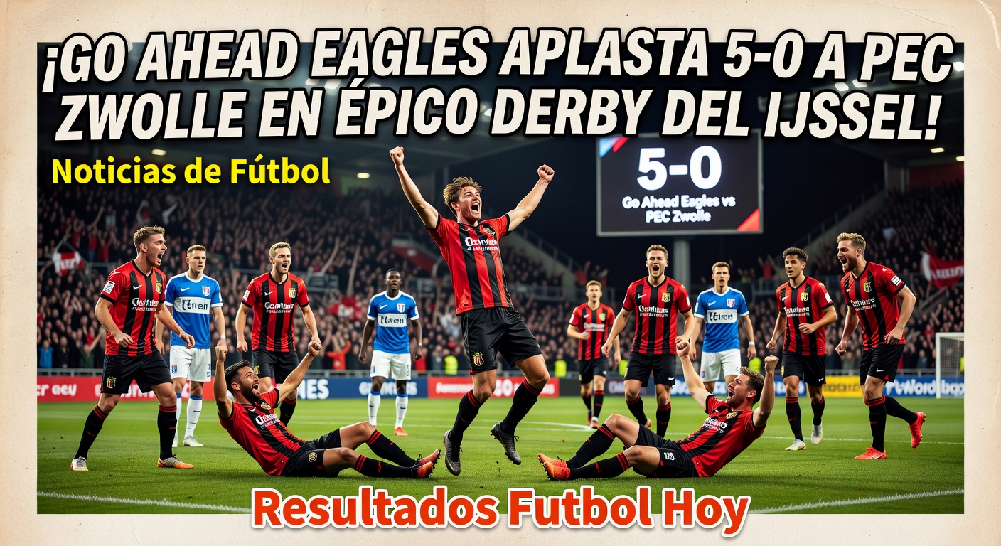 Go Ahead Eagles 5-0 PEC Zwolle (Eredivisie) - ESPN