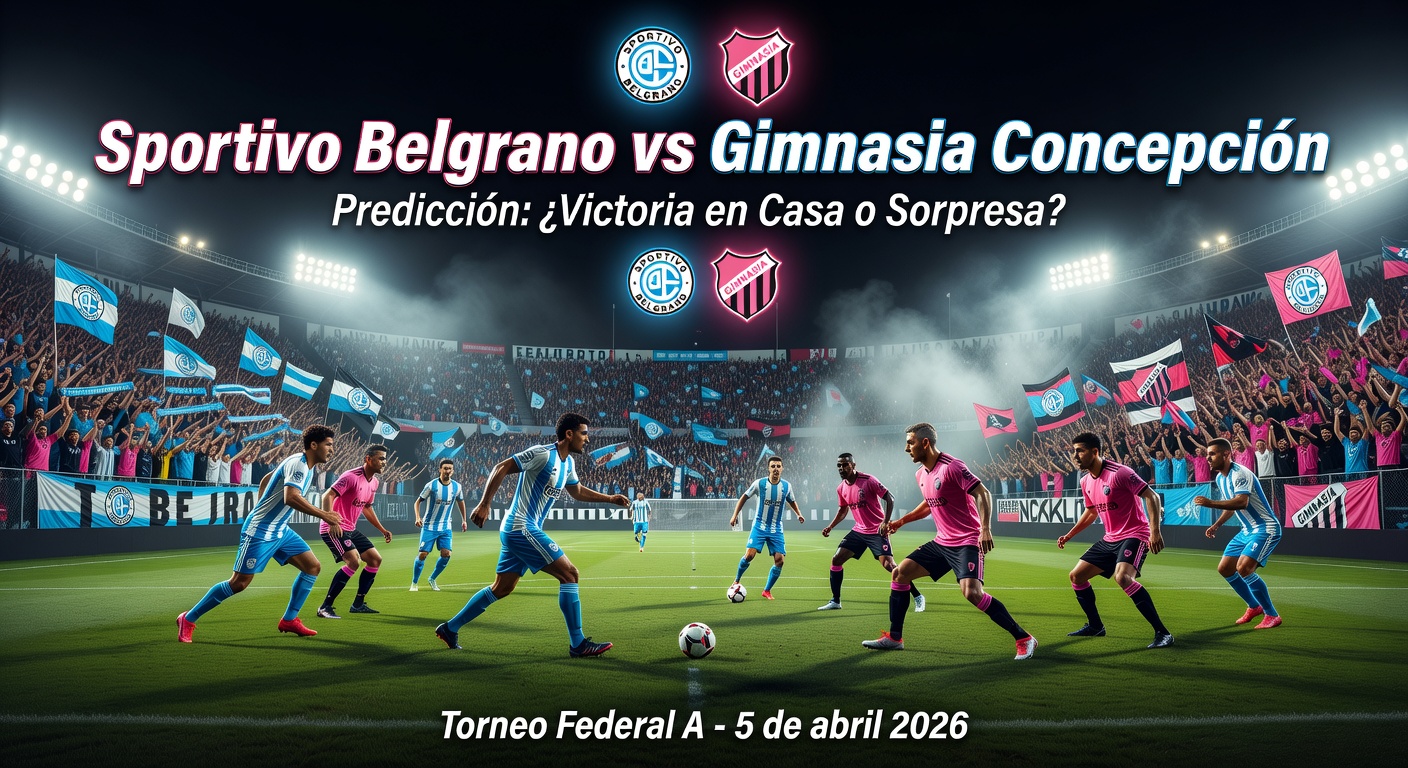 Sportivo Belgrano vs Gimnasia Concepción Pronóstico / Prediction