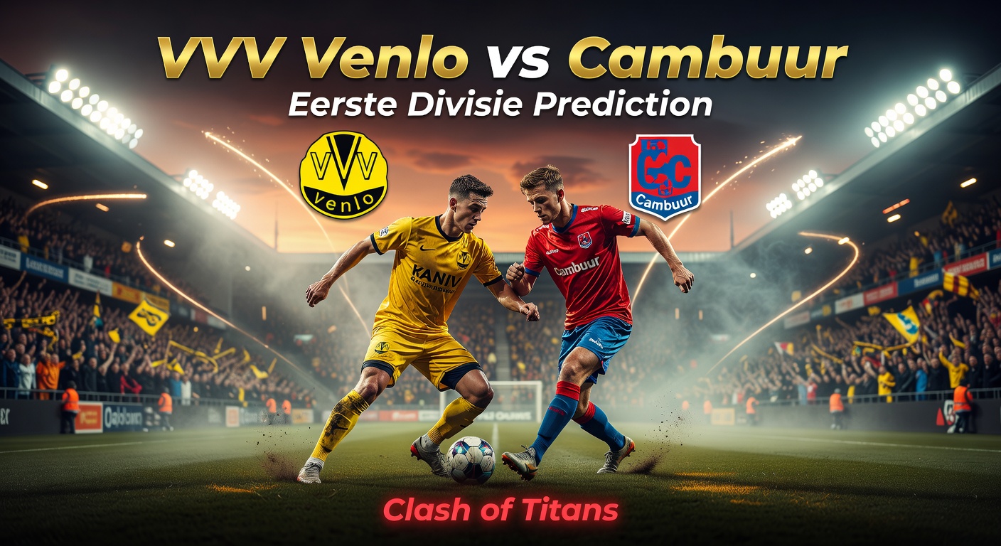 VVV Venlo vs Cambuur Pronóstico / Prediction