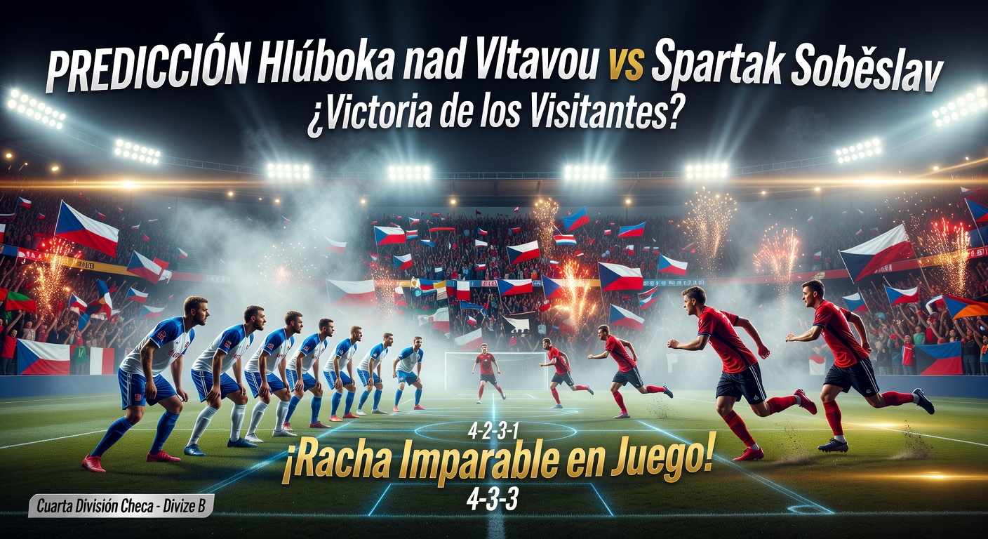 Hluboka nad Vltavou vs Spartak Soběslav Pronóstico / Prediction