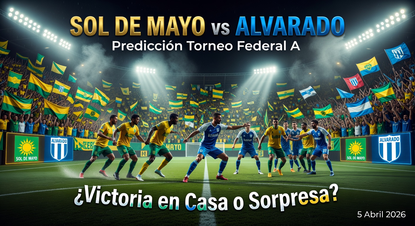 Sol de Mayo vs Alvarado Pronóstico / Prediction
