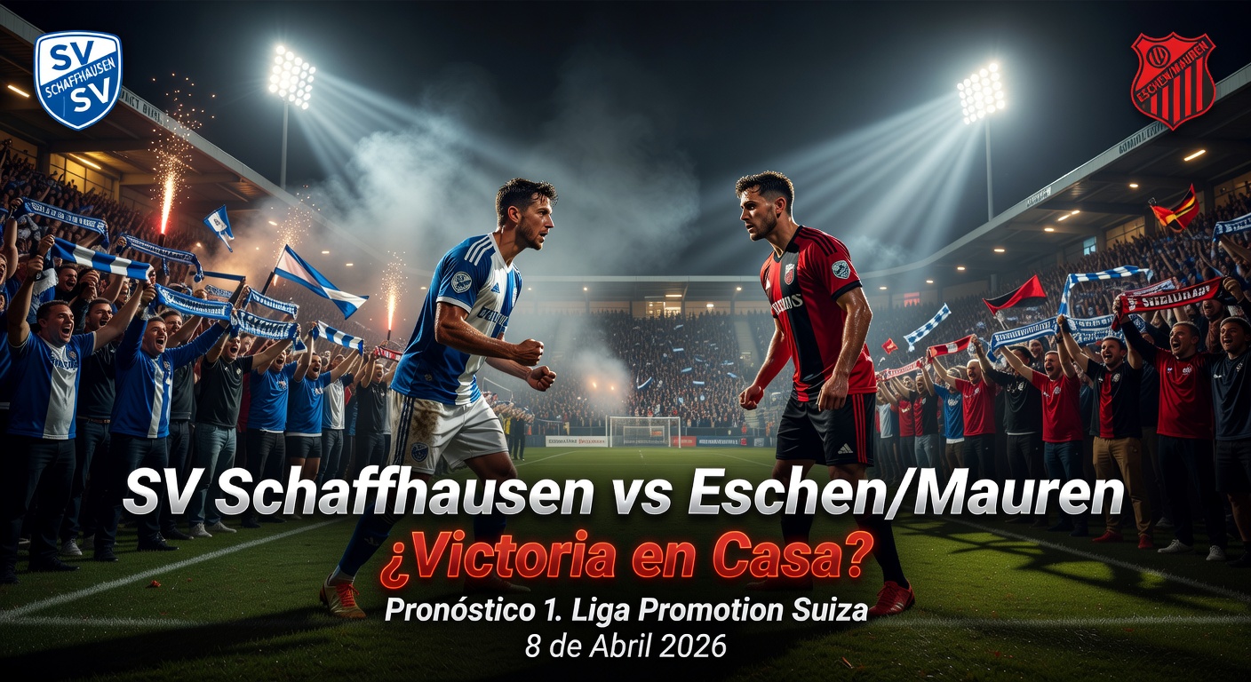 SV Schaffhausen vs Eschen / Mauren Pronóstico / Prediction