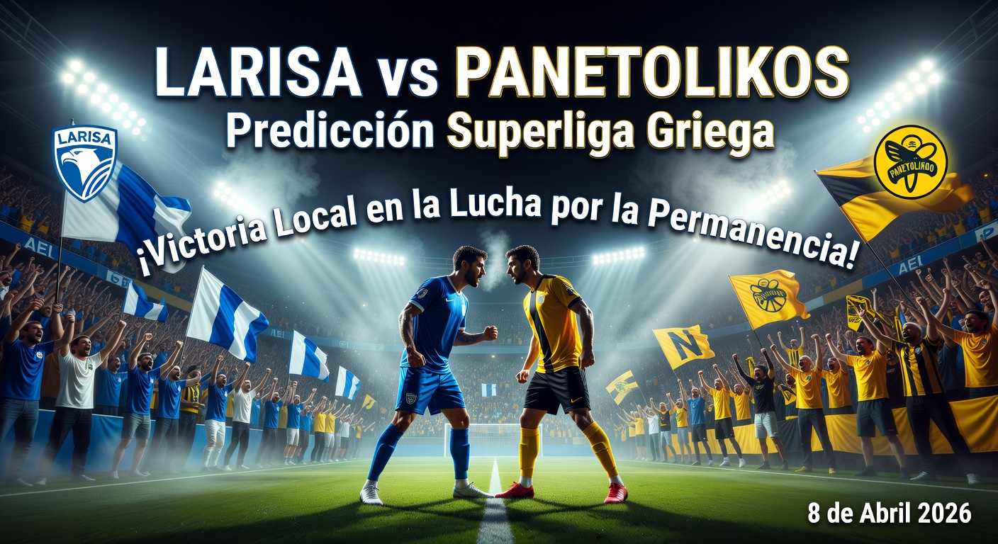 Larisa vs Panetolikos Pronóstico / Prediction