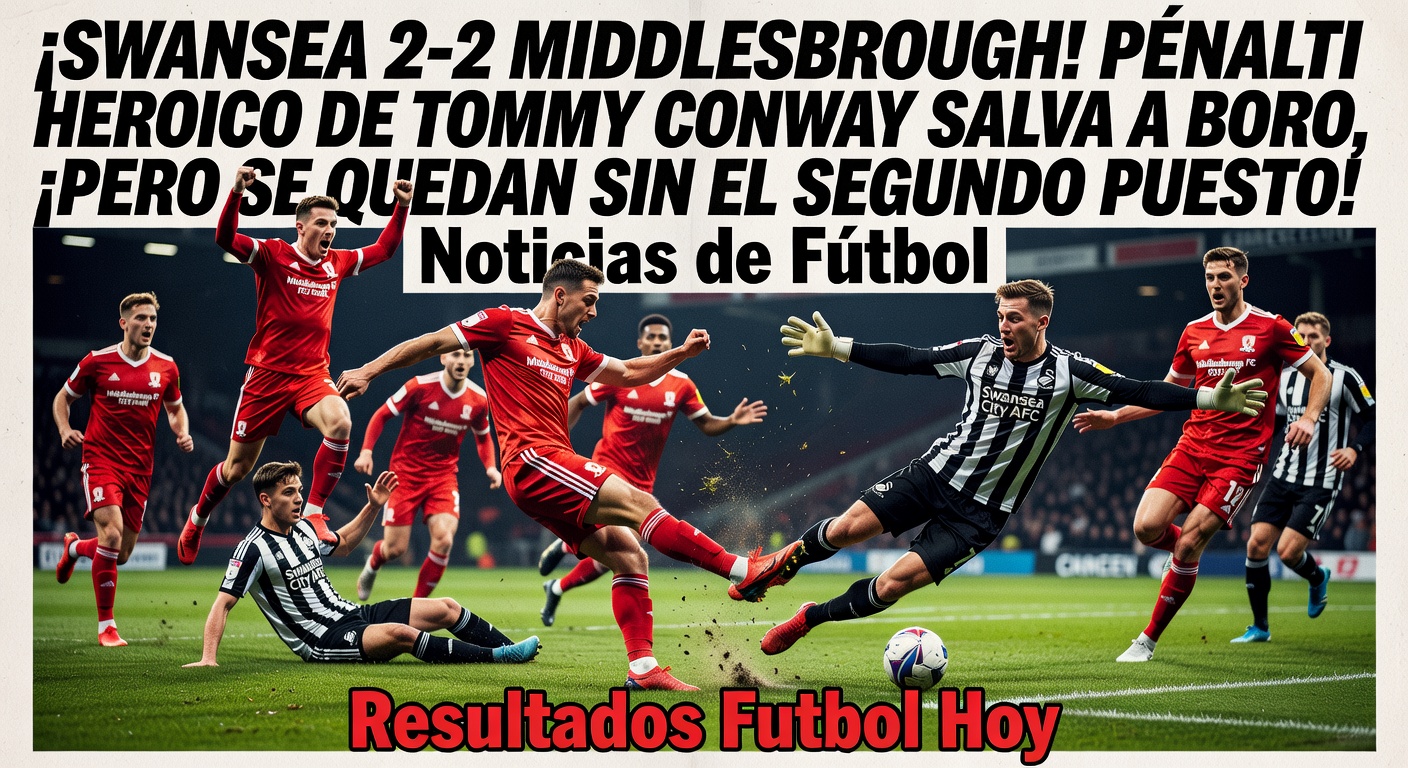 Swansea City 2-2 Middlesbrough - Championship