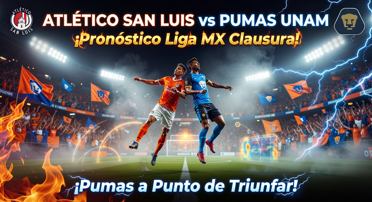 Atletico San Luis vs U.N.A.M. - Pumas Pronóstico / Prediction