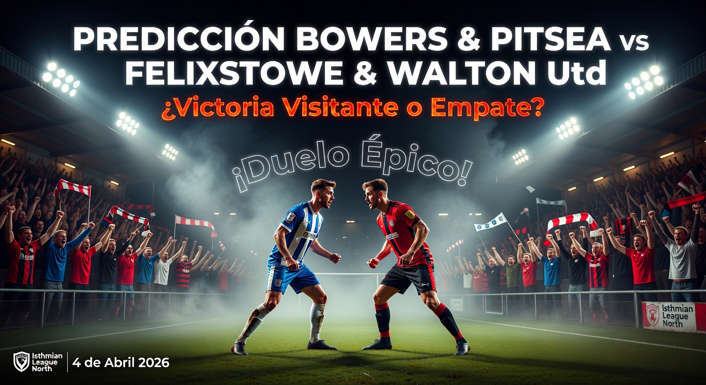 Bowers & Pitsea vs Felixstowe & Walton Utd Pronóstico / Prediction