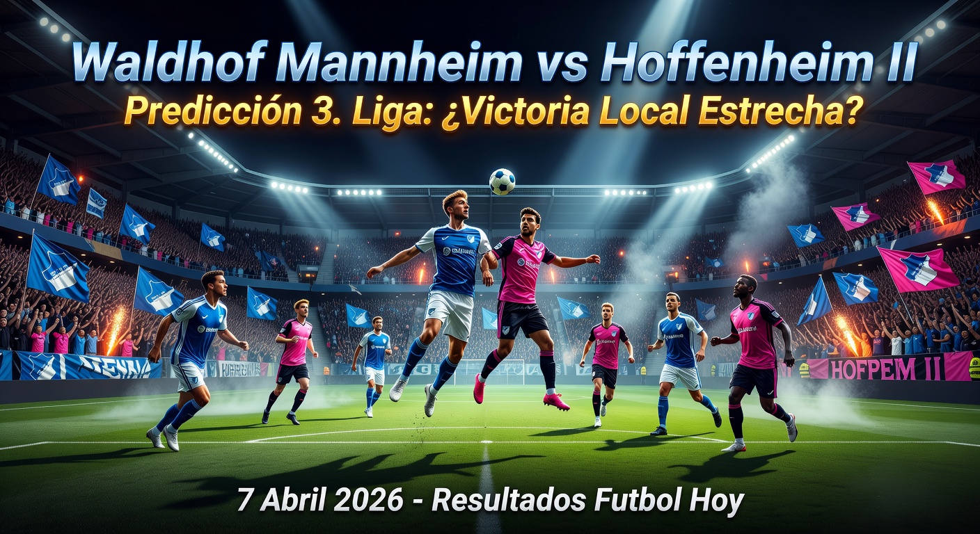 Waldhof Mannheim vs Hoffenheim II Pronóstico / Prediction