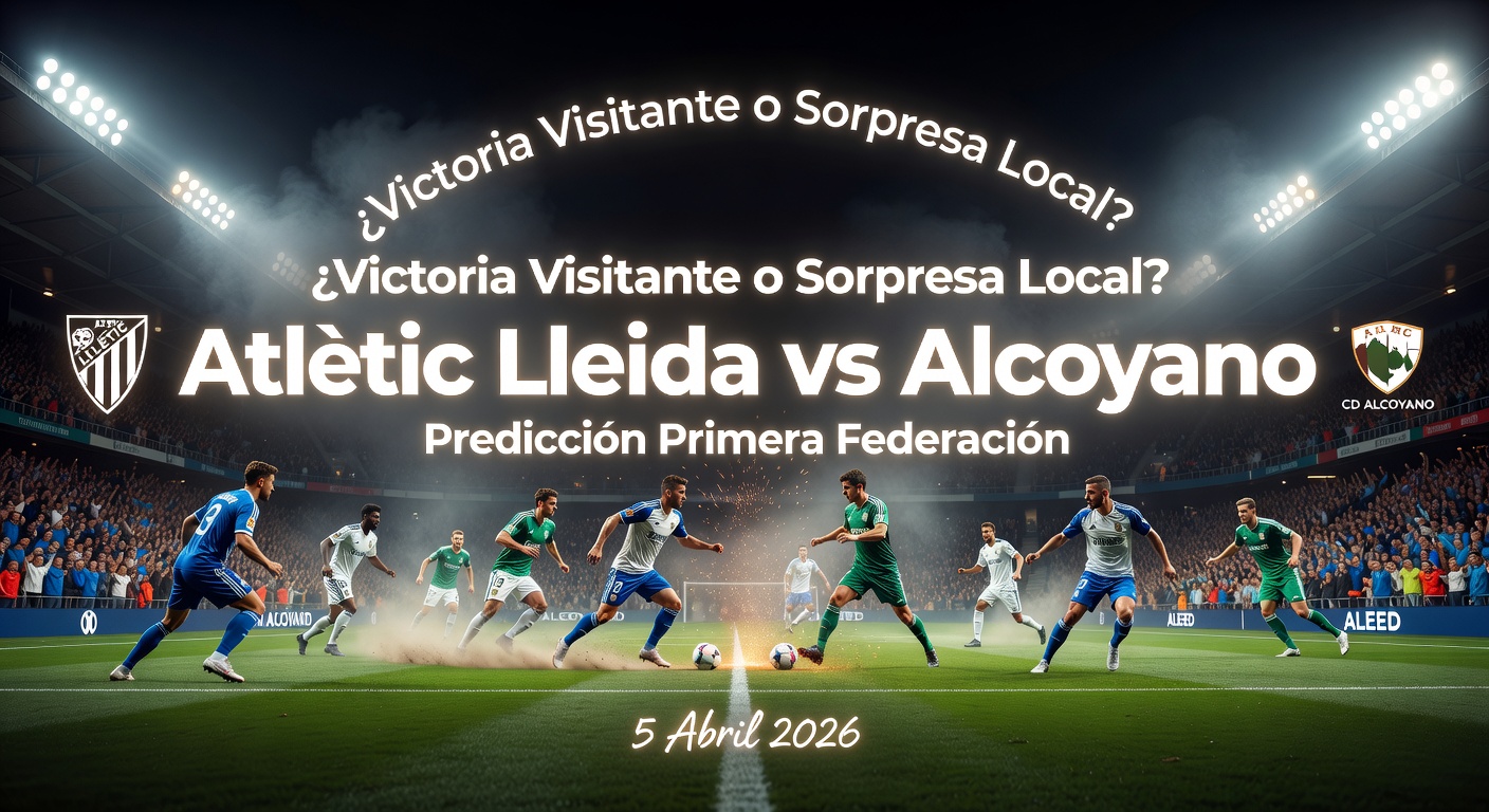 Atlètic Lleida vs Alcoyano Pronóstico / Prediction
