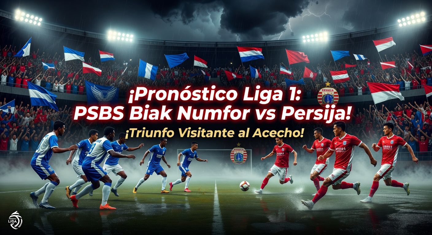 PSBS Biak Numfor vs Persija Pronóstico / Prediction